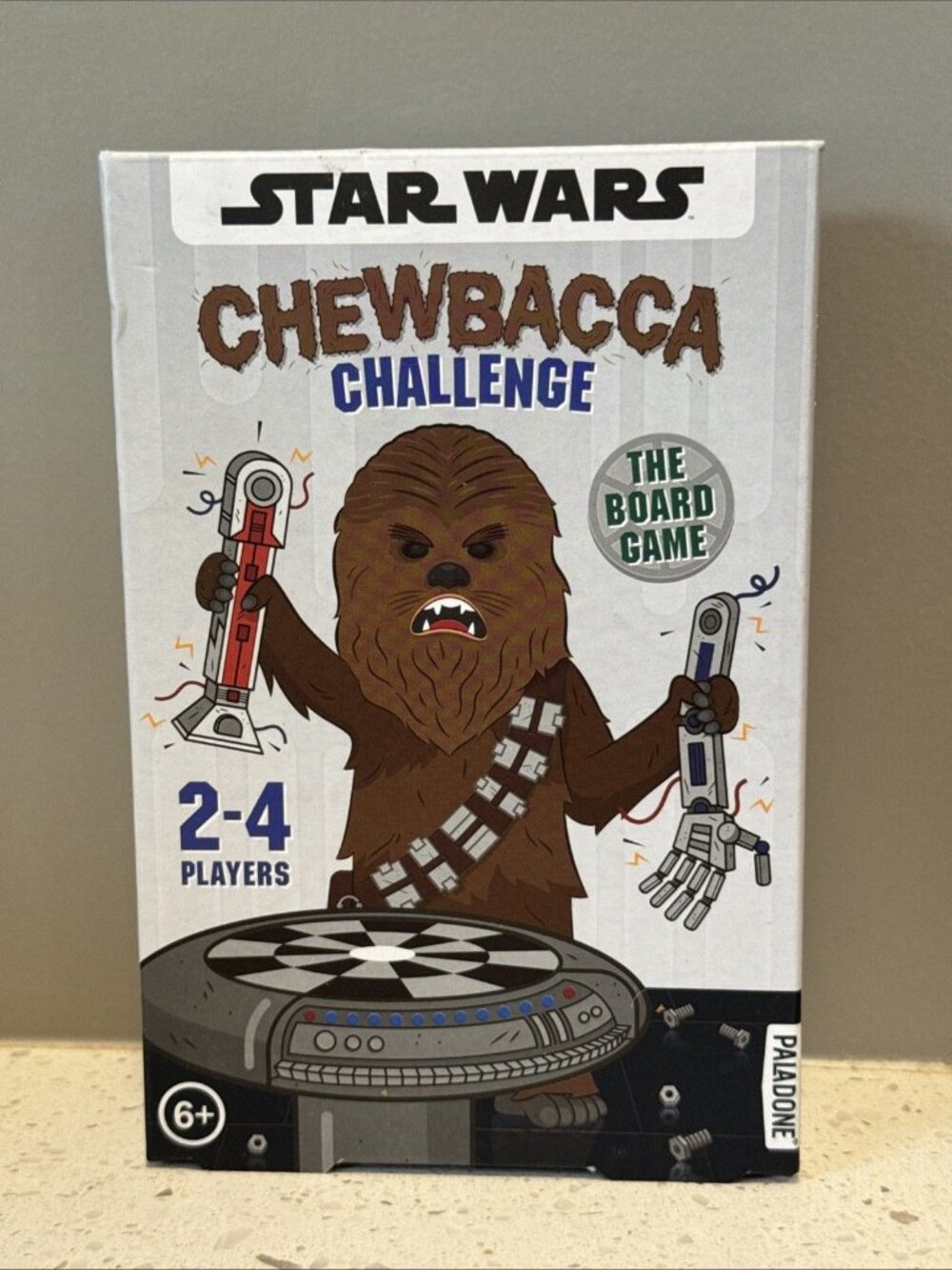 Disney Star Wars Chewbacca Board game Trivia quiz Dice cards Paladone Challenge